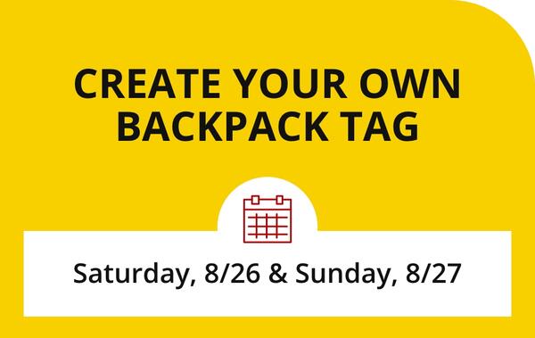 Free Backpack Tag - Office Depot & Office Max on August 26th & 27th