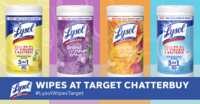 Keep It Clean – FREE Lysol Wipes with Target Chatterbuy Kit