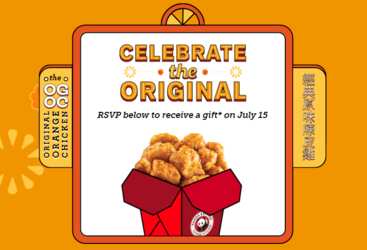 Gift for Free at Panda Express