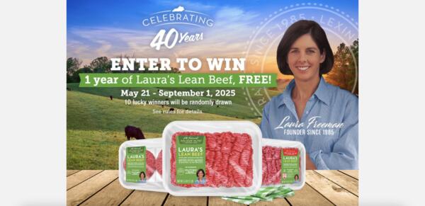 Laura’s Lean Sweepstakes: Win Beef, Gift Cards & More!