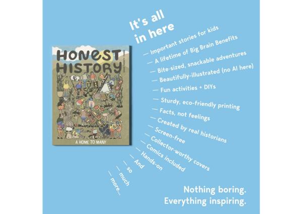 Inspire Young Minds – Get a FREE Honest History Magazine!