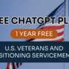 Boost Your Skills: Free 1-Year ChatGPT Plus for Veterans