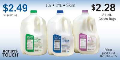 Claim a Free Nature’s Touch Milk at Kwik Trip