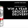 White Claw Grocery Delivery for a Year Sweepstakes