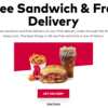 Win a Free Sandwich & Free Delivery at Arby's