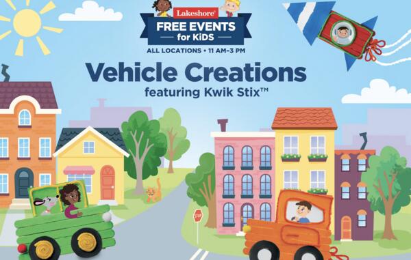 Spark Your Child’s Imagination—FREE Vehicle Creations Event at Lakeshore!