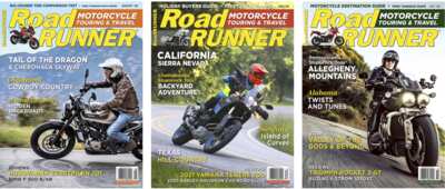 FREE RoadRUNNER Motorcycle Touring & Travel Magazine Subscription