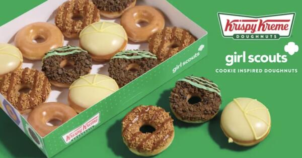 Treat Yourself to a FREE Krispy Kreme Girl Scouts-Inspired Donut