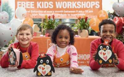 Home Depot Workshop: FREE Penguin Mailbox for Kids on Feb 7