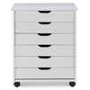Linon Cary 6-Drawer Rolling Cart for ONLY $69 