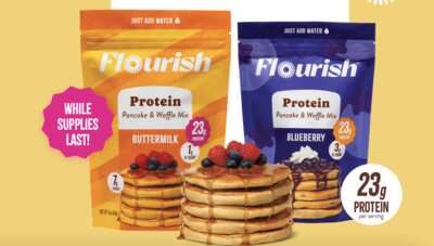 Healthy Breakfast Freebie: Flourish Protein Pancake Mix at Target!