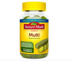 Score a FREE Nature Made Pickle Flavored Multivitamin Gummies on April 19th!