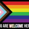You are Welcome Here Sticker for Free