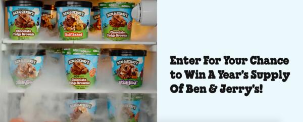 Sweepstakes: Ben & Jerry's "Free Cone Day" 