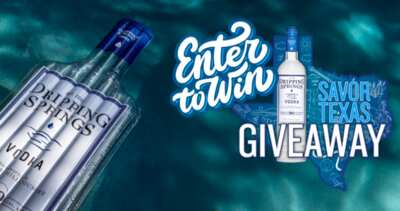 Enter to  WIN a Dripping Springs Vodka Pool Float from Dripping Springs Distillery! 