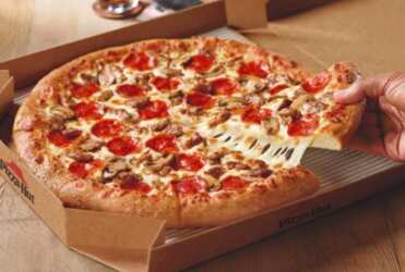 Medium Pizza for Free at Pizza Hut