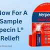 Herpecin L For Cold Sore Pain Relief Sample for Free