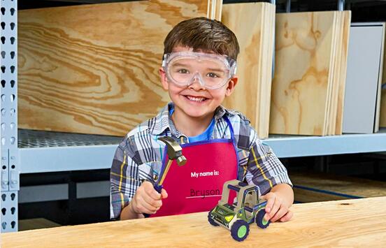 Grab the Kids and get a FREE Mini UTV Kids DIY Craft at Lowe's on June 15!