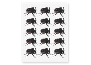 Coconut Rhinoceros Beetle Temporary Tattoo for Free