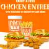 Hot & Crispy: Claim Your FREE Chicken Entrée at Whataburger!