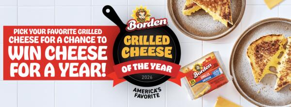 Say Cheese! Borden’s National Grilled Cheese Day Sweepstakes