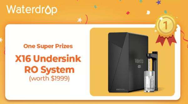 The Waterdrop Black Friday Win-It-All Giveaway