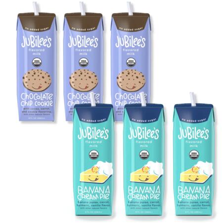 Stock Up with 6 FREE Jubilee's Flavored Milk Products
