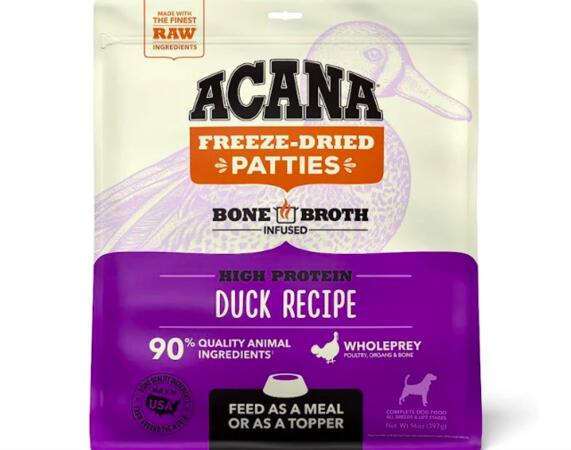ORIJEN or ACANA Dog Food Shreds, Topper, Patties & More for Free