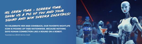 Cheers & Clicks – Win with the Svedka Bar Tab Photo Sweepstakes!