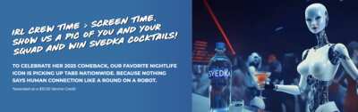 Cheers & Clicks – Win with the Svedka Bar Tab Photo Sweepstakes!