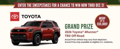 Bass Pro’s Epic Giveaway—Truck, Boat, or ATV Up for Grabs
