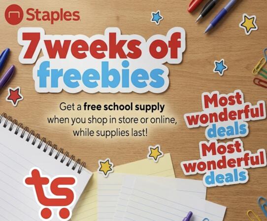 Staples 7 Weeks of FREE School Supplies: FREE NeeDoh Groovy Glob