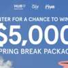 Escape in Style: Win a $5,000 Spring Break Package