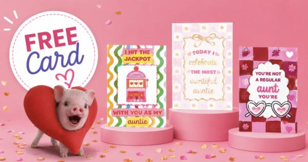 Get a FREE Moonpig Greeting Card Delivered FREE