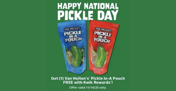 Pickle Lovers Rejoice: Free Van Holten’s Pouch!