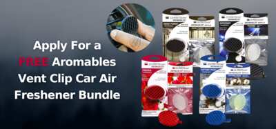 Free Aromables Vent Clip Car Air Freshener Bundle!