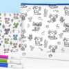 Create a Cute Axolotl Pencil Pouch with This FREE Craft Kit
