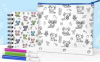 Create a Cute Axolotl Pencil Pouch with This FREE Craft Kit