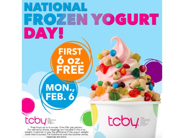 Froyo for Free at TCBY