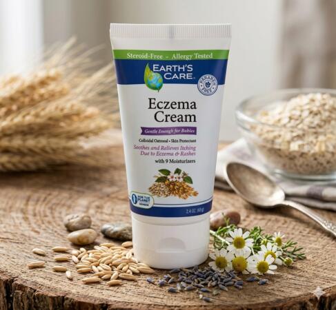 Soothe Your Skin for FREE – Try Earth’s Care Eczema Cream Today!