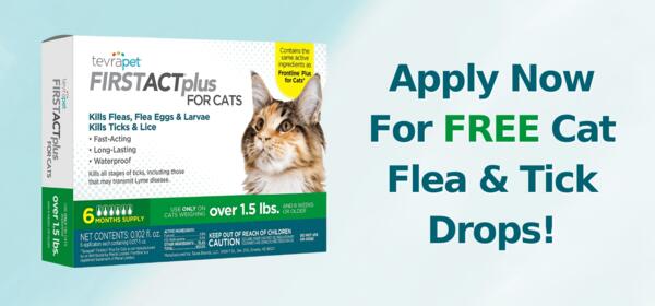 FREE Cat Flea & Tick Drops by TevraPet