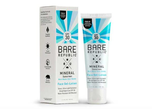 Bare Republic Mineral SPF 30 Face Sunscreen Gel-Lotion Sample for Free