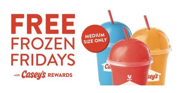  Beat the Heat with FREE Frozen Drinks at Casey’s – Fridays Only