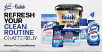 Level Up Your Clean Routine with FREE Lysol & Finish Samples