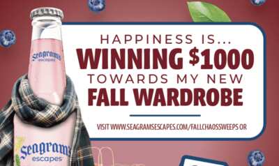 Autumn Vibes + Amazing Prizes – Enter Seagram's Fall Giveaway!