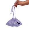 Eco-Friendly & FREE: Purple Organic Cotton Mesh Travel Bag + Shipping Included