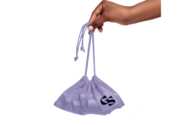 Eco-Friendly & FREE: Purple Organic Cotton Mesh Travel Bag + Shipping Included