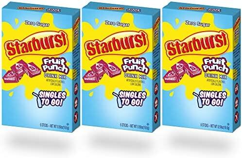 PINCHme Members:  Free Starburst Zero Sugar Drink Mix 