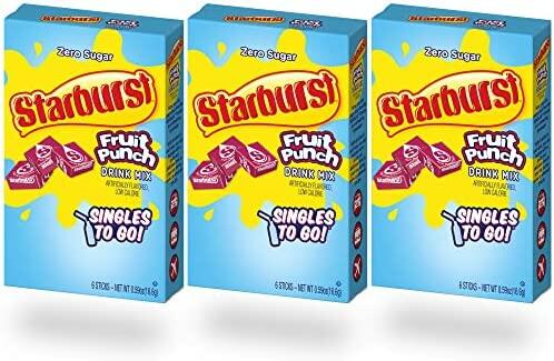 PINCHme Members:  Free Starburst Zero Sugar Drink Mix 