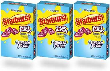 PINCHme Members:  Free Starburst Zero Sugar Drink Mix 